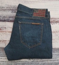TRUE RELIGION ROCCO SZ 38W×32L SELVEDGE DENIM FLAG TAG USA MADE BLUE JEANS EUC