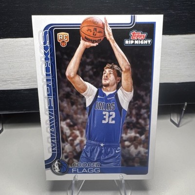 Topps 2025 Cooper Flagg  Dallas Mavericks Rip Night Exclusive RC