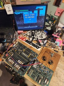 MORTAL KOMBAT 1 PCB JAMMA ARCADE BOARD SET PROTO REV WORKING!!! (Y-UNIT) MIDWAY