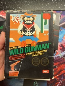Jeux Retro Nintendo NES Wild Gunman Complet Bo&icirc;te Notice FRA ASD