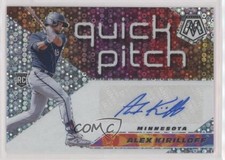 2021 Panini Mosaic Quick Pitch Alex Kirilloff #QPA-AK Auto 0c2