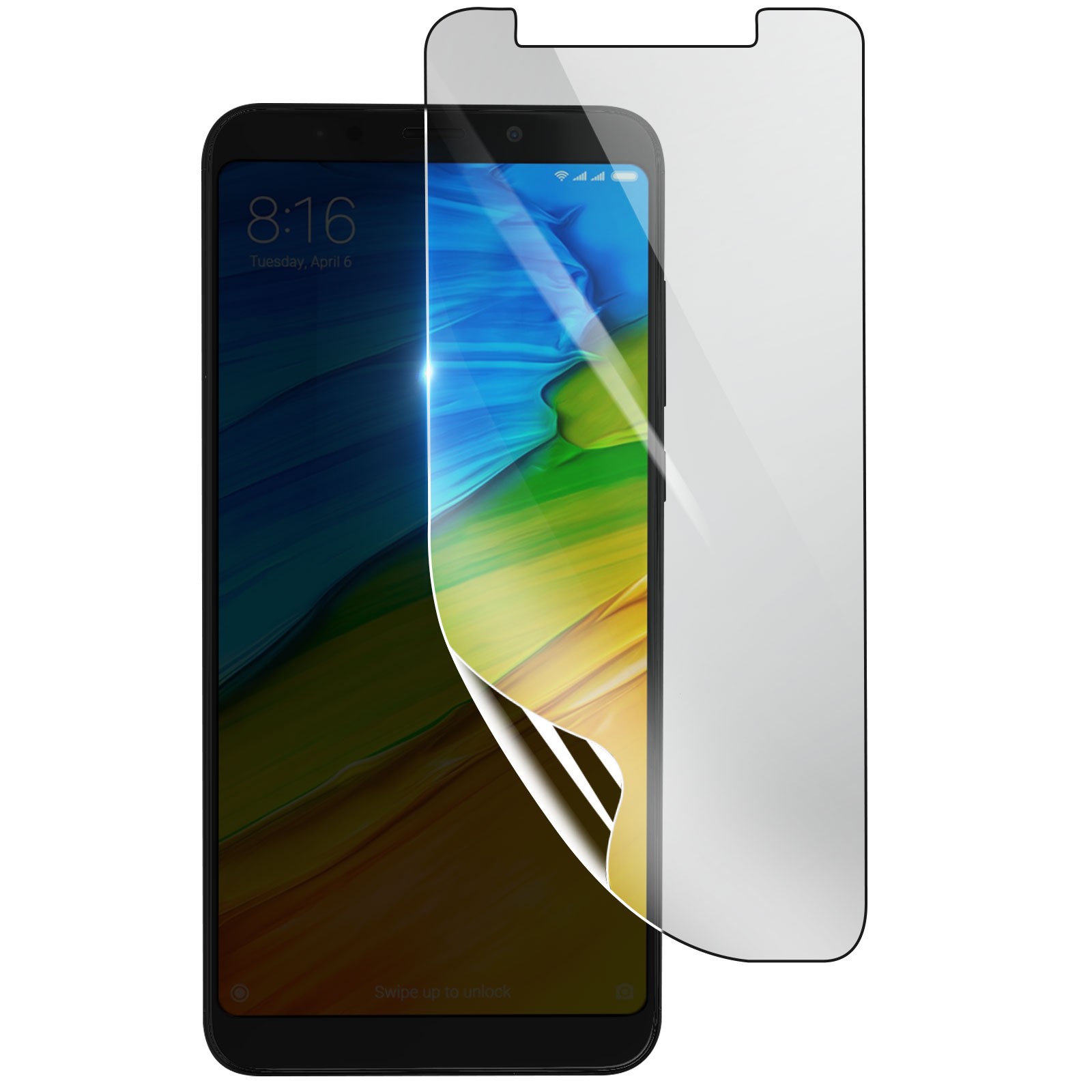 Film hydrogel Xiaomi Redmi 5 Plus 3mk transparent protection ecran anti-rayure