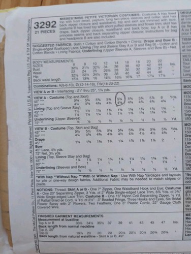 Ladies Long Dress/Skirt Formal Sewing Patterns, Lot of 3 VINTAGE - Picture 10 of 10