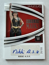 2022 Panini Immaculate WWE Nikki A.S.H. (Nikki Cross) Modern Marks Autograph /99