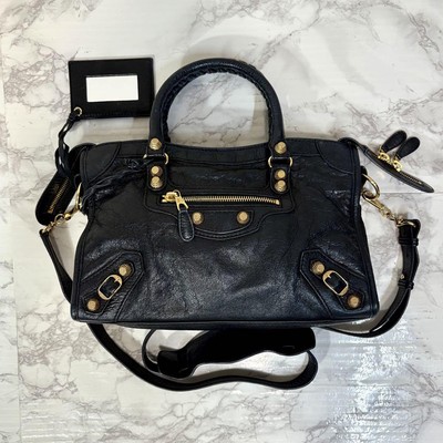 美品 Balenciaga 2way Giant City Bag Black Beautiful BALENCIAGA Giant City 2way Bag Black | eBay