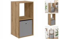 Nachttisch Nachtschrank Nachtkommode Artisan-Eiche 35X32X68,5 Cm Holzwerkstoff