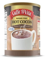 Caffe D'Vita Premium European Chocolate Hot Cocoa, Sugar Free, Gluten Free, 10oz