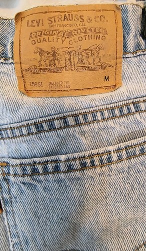 Jeans Vintage Orange Tab Levi’s 15951 Relaxed Fit Gamba Conica Taglia 6 Donna - Foto 9 di 14