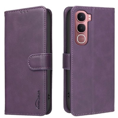 Vivo Y31 5G 2025 Vegan Leather RFID Protection Phone Case Cover