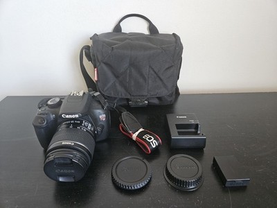 Canon EOS Rebel T5 EOS Digital SLR DSLR Camera 18-55mm Lens Battery Charger