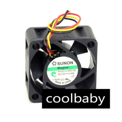 2Pcs./Lot New HA40201V4-0000-C99 4CM 40*40*20MM DC12V 0.6W Cooling Fan