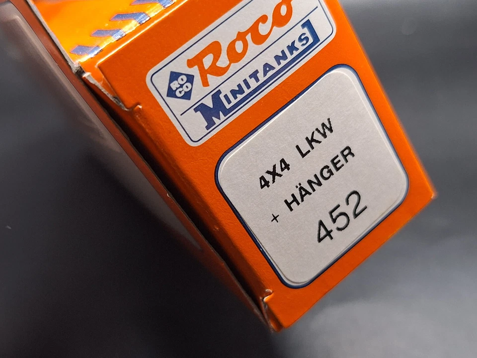 ROCO 452 Minitanks H0 1:87 Militaria 4x4 LKW + Hänger UNIMOG U 1300 L - Bild 3 von 3