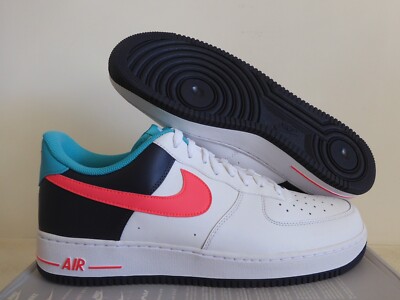 Nike Air Force 1 07 White-Racer Pink-Thunder Blue Sz 14 [HF4849-100]