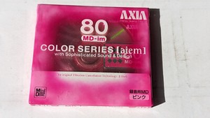 Image of MiniDisc MD Axia 80 MD-in 80 Pink Japan 1psc New