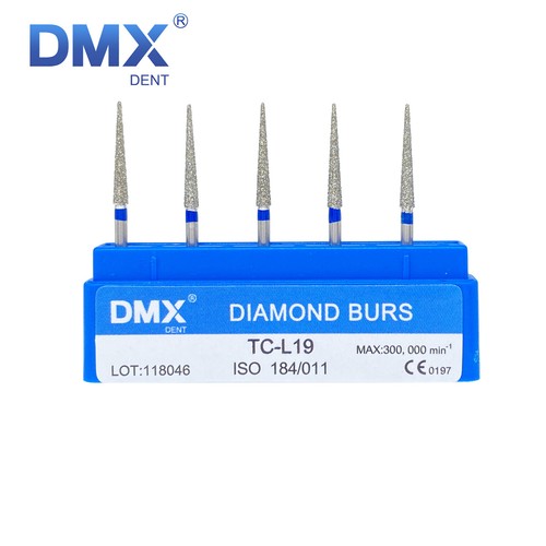 5pz/Confezione Frese Diamantate Dentali FG per Manipolo Alta Velocità Impugnatura Attrito 1,6MM Bur - Foto 61 di 69