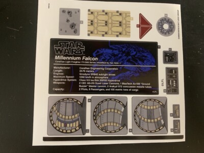 UCS lego not orginale Sticker Sheet for Set 75192 | eBay