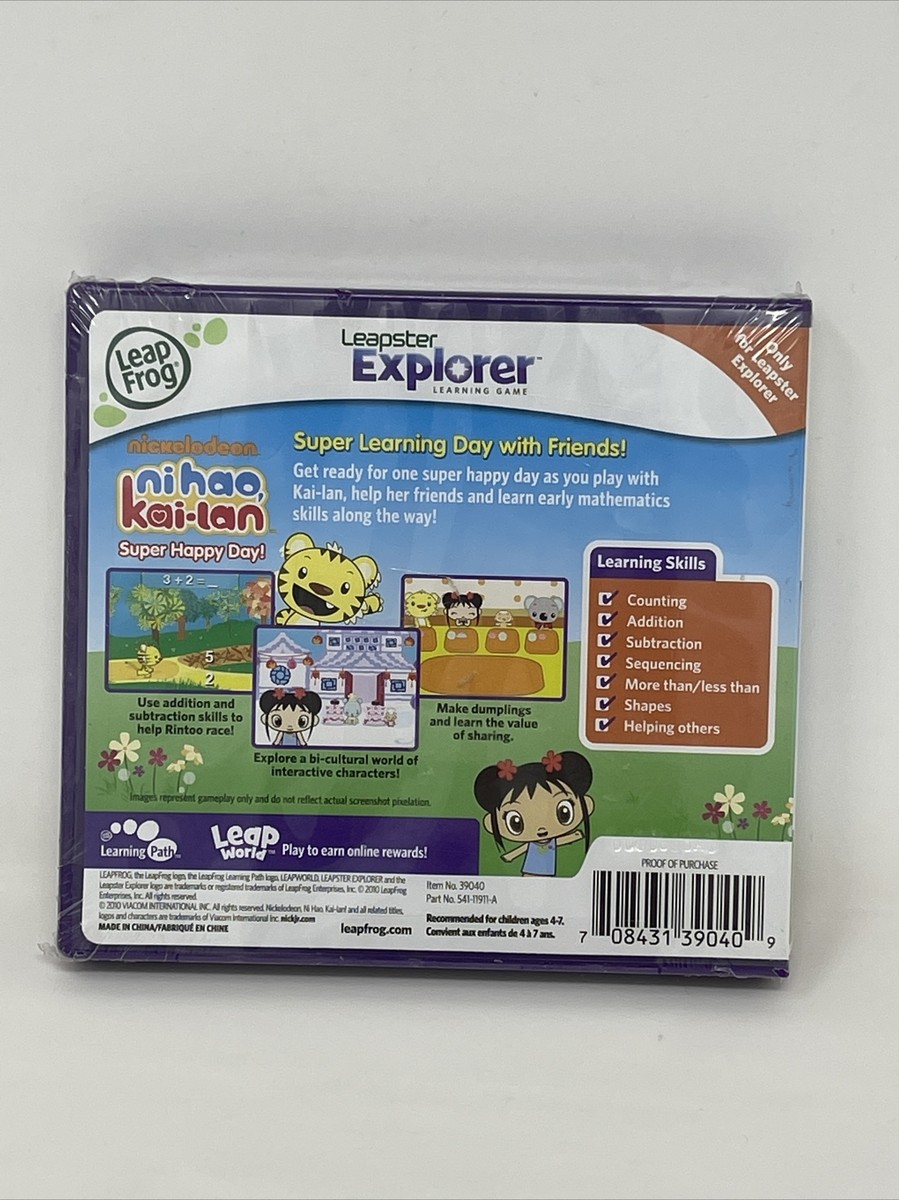 LeapFrog Leapster 2 Learning Game Nickelodeon Ni Hao Kai-lan Super