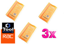 3 X RAC 3 IN 1 WINDSCREEN GLASS CLEANER ICE FROST SCRAPER BUG REMOVE TOOL