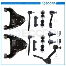 12pcs Front Control Arms Tie Rod Ends For Chevrolet S10 Blazer GMC Sonoma Jimmy