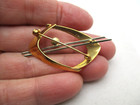 14K 585 White & Yellow Gold Atomic Age Midcentury Pearl Brooch [PI 4] — photo 3
