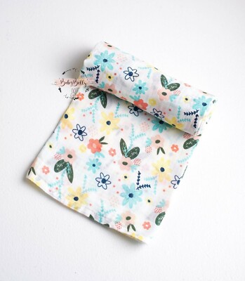 Große 120cm Atmungsaktiv 100% Baumwolle Gänseblümchen Baby Musselin Swaddle Tuch Decke Halstuch