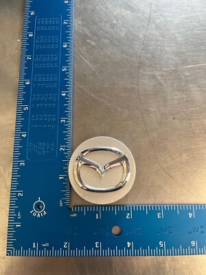 Used OEM Mazda Wheel Center Cap – Chrome Finish, 2 1/4 Inch Diameter