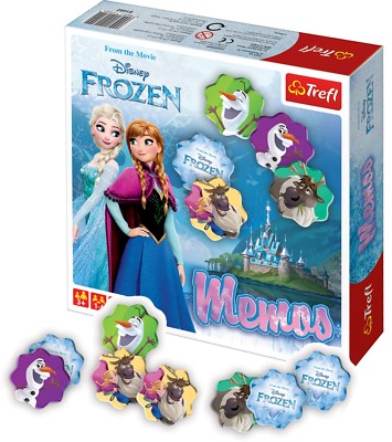 Trefl Kids Disney Memos Frozen Karten Strategie Brettspiel Spielspaß Kinder NEU