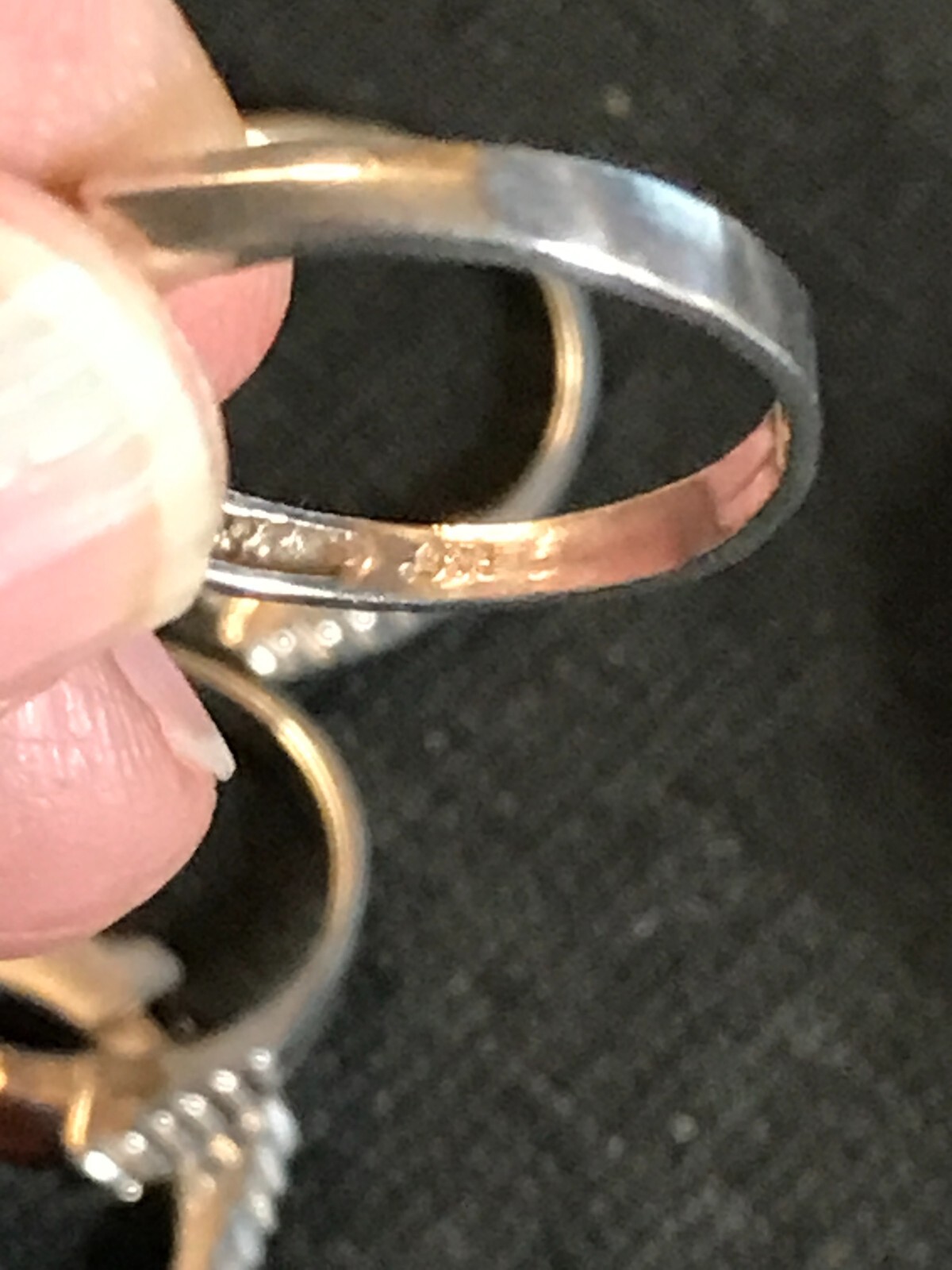 Set 4 Sterling Silver Stackable Gemstone Birthsto… - image 13