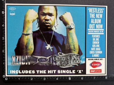 XZIBIT - RESTLESS 6X8'' Press Advert Mini Poster M33