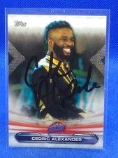 AUTOGRAPH Cedric Alexander 2019 Topps WWE 205 Live #78