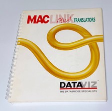 Vintage 1989 Maclink Plus Translators DataViz Version 4 3.5, 5.25 disks