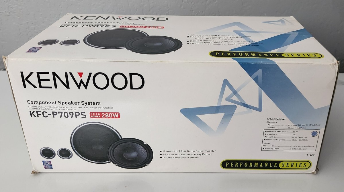 Kenwood Chevy GM Speakers System KFC-P709PS 280W Peak Power