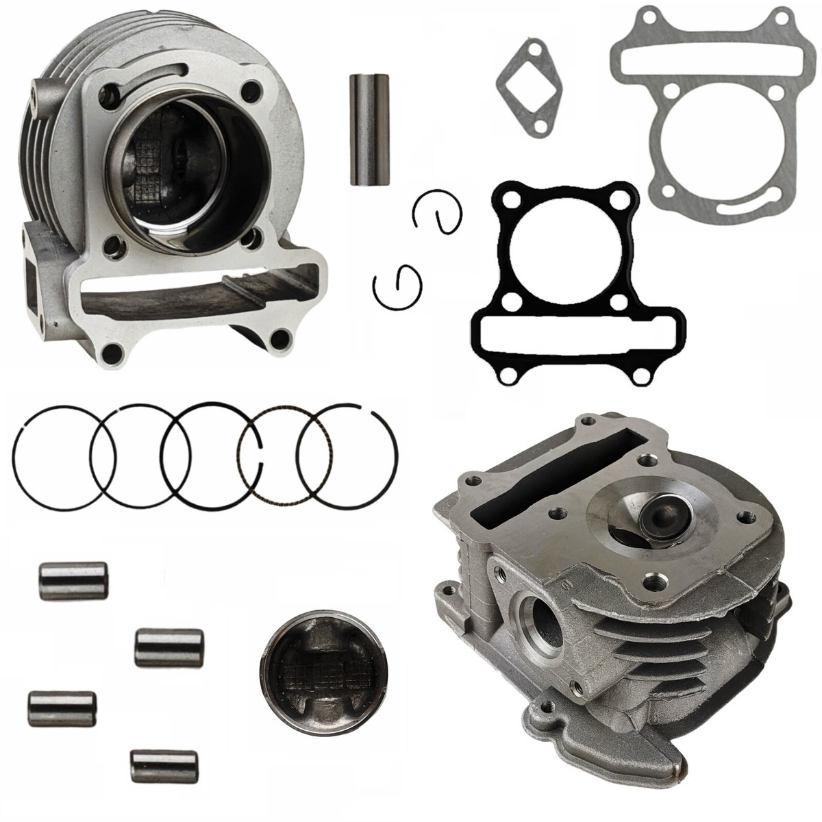 152FMI Complete Cylinder Head Set Fits ATV Dirt Bike TaoTao Apollo