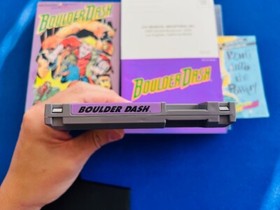 Boulder Dash NES Nintendo Box Manual CIB Complete Inserts Registration Card EX+