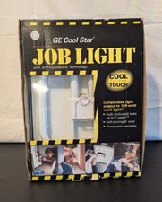 GE Cool Star Job Work Light Lamp With Handle 2D Fluorescent Shop Corded Working
