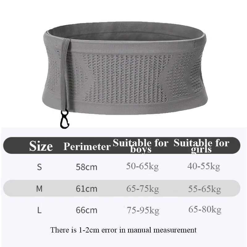 Unisex Waist Belt Bag for Phones Money Sports Comfortable Hands-Free Design