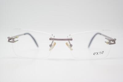Brille exte EX14203 Silber Randlos Brillengestell eyeglasses Neu