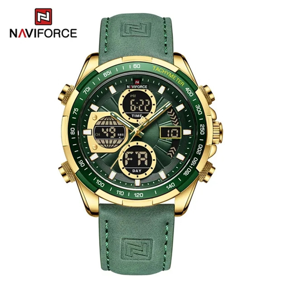 NAVIFORCE Watch Men Top Brand Leather Sport Watch Digital NAVIFORCE Watch Men Top Brand Leather Sport Watch Digital