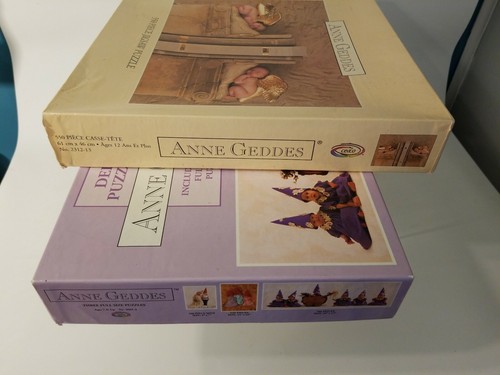 CEACO 3 in 1 Anne Geddes Deluxe Jigsaw Puzzle Set 100, 550, 700 & A 550 piece - Picture 9 of 12