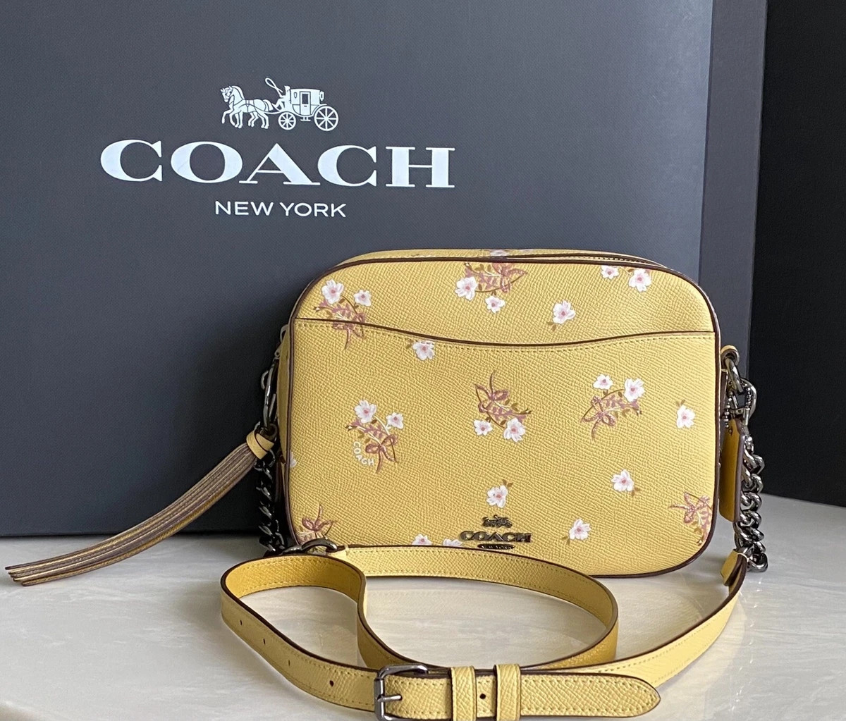 Coach floral bow print sale