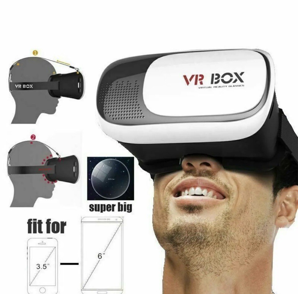 VR BOX Headset 2.0 Virtual Reality 3D Glasses Goggles for Android
