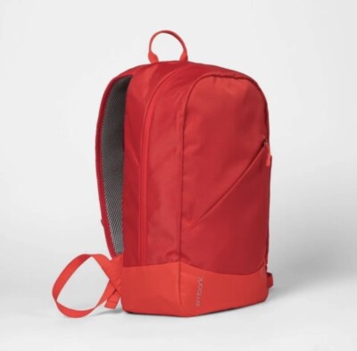 Embark 15L Basic 18'' Backpack Book Travel Hiking Bag Water Resistant Red NWT