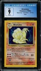 2x 1999 Pokemon Base Set Ninetales #12 Holo Rare ERROR SQUARE CUT CGC 9 MINT