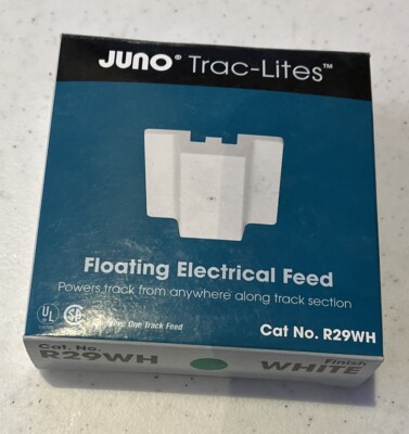Juno Lighting R29 Wh Floating Electric Feed, White Juno Lighting R29 Wh Floating Electric Feed, White