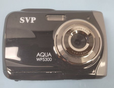 SVP Aqua 5300 Black 12 M. Pixel 2.5in Waterproof Digital Camera Tested/working