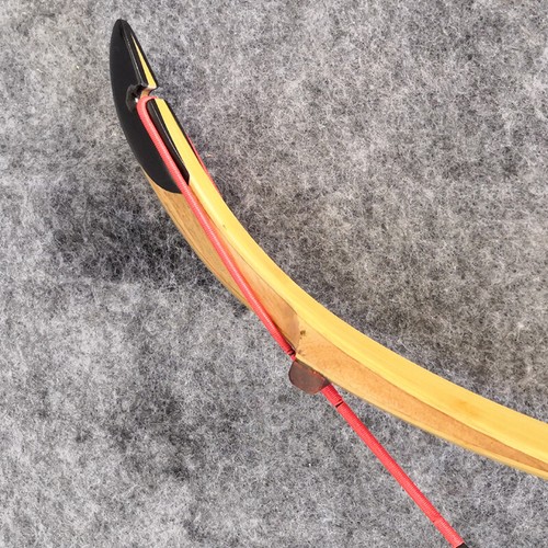15-50lbs Traditional Recurve Bow Wooden Longbow Tartar Archery Hunting Target - Picture 12 of 12