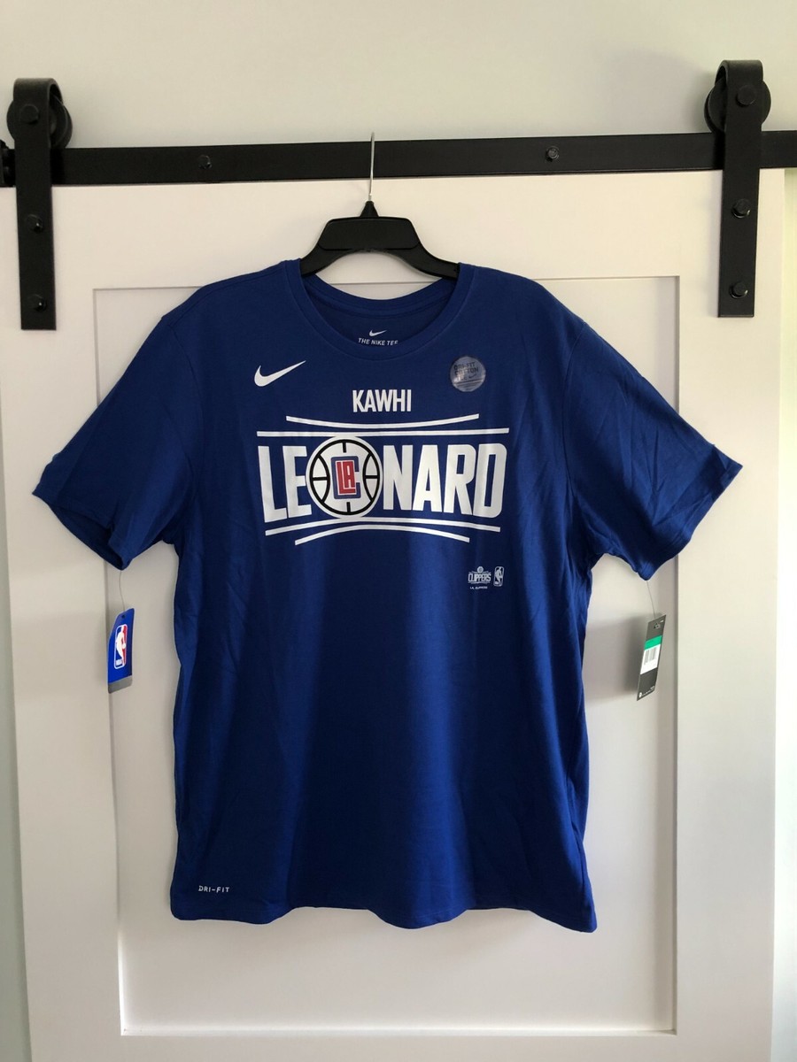 BRAND NEW Nike Kawhi Leonard Los Angeles Clippers Tee Shirt Blue