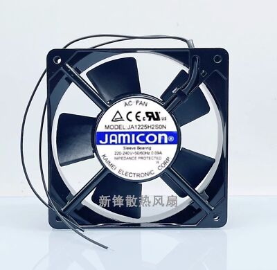 JA1225H2B0N 220V 12025 12CM 2-Wire Cabinet Axial Cooling Fan