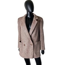 Forstmann Tweed Vintage 100% Pure Wool Coat No Size Tag , Fits Medium
