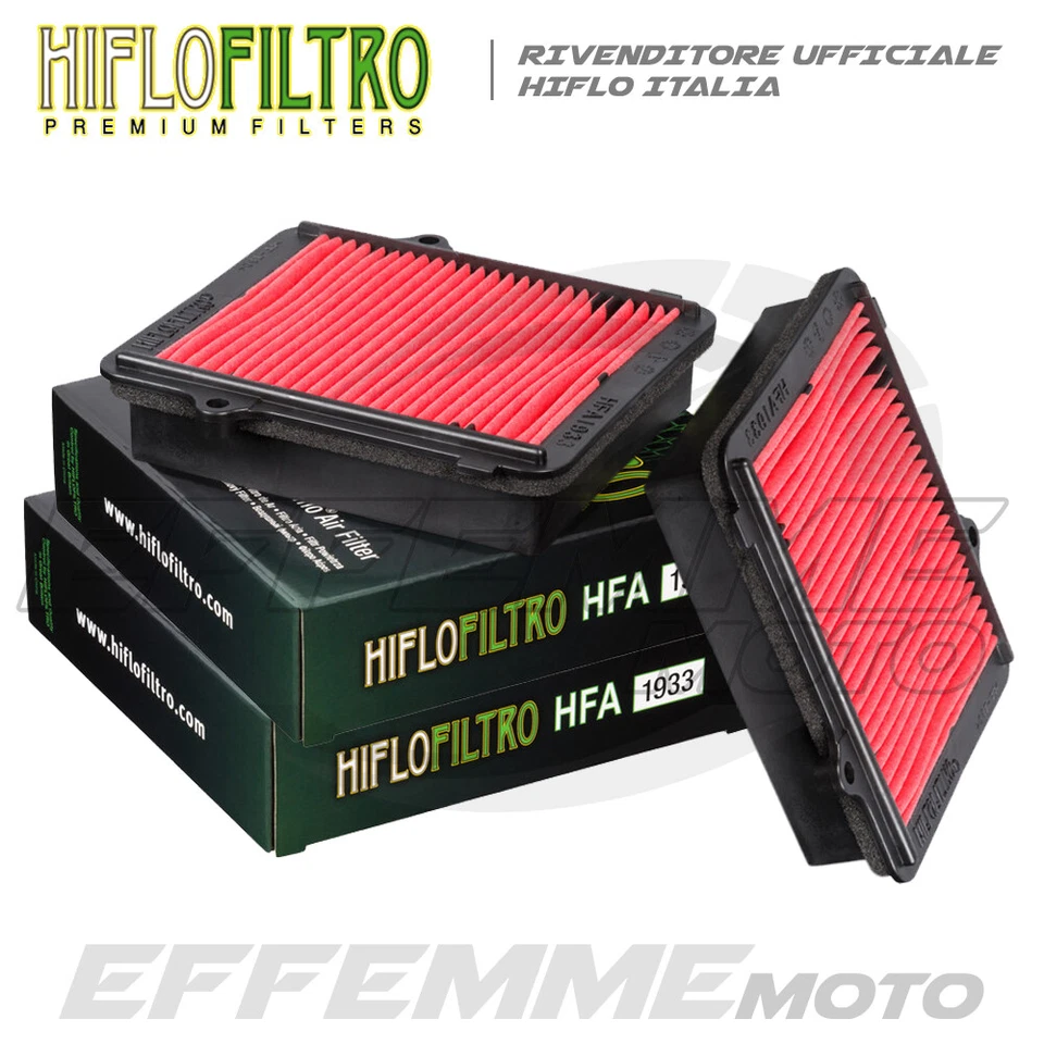 HIFLO FILTRO Filtri aria HONDA Africa Twin 1000 2016-2019 Tutte le versioni (2 HIFLO HFA1933)